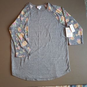 NWT LuLaRoe L Randy, vintage wash floral